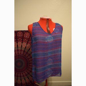 Gap Sheer Blouse Tank